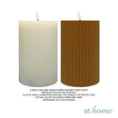 William 3D LED Pillar Candle