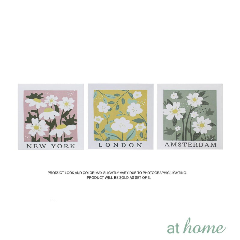 June Set of 3 - Canvas Frame