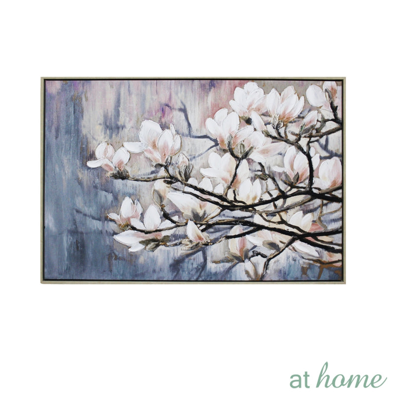 Blossoming Flower Deluxe Wall Art