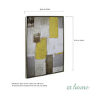 Draft Of Gold Deluxe Canvas Frame Wall Art