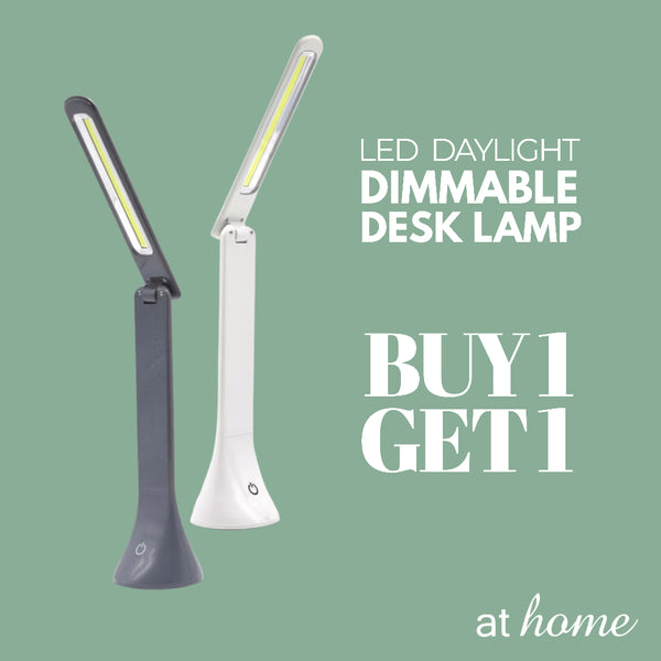 [BOGO] AT HOME Lamps DSO Dimmable LED 3 Level Daylight Desk Lamp Touch USB Modern Slim