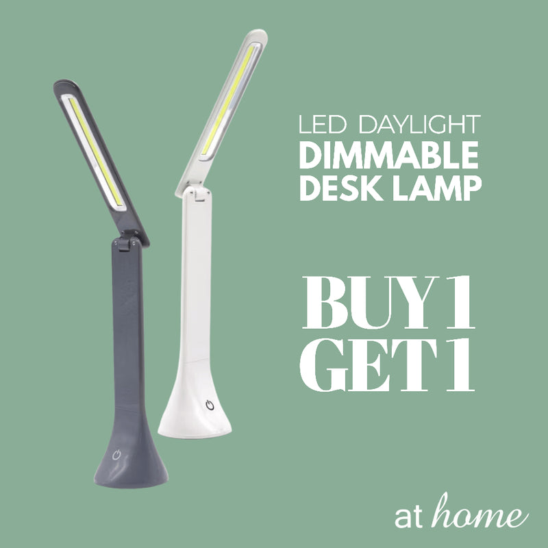 [BOGO] AT HOME Lamps DSO Dimmable LED 3 Level Daylight Desk Lamp Touch USB Modern Slim