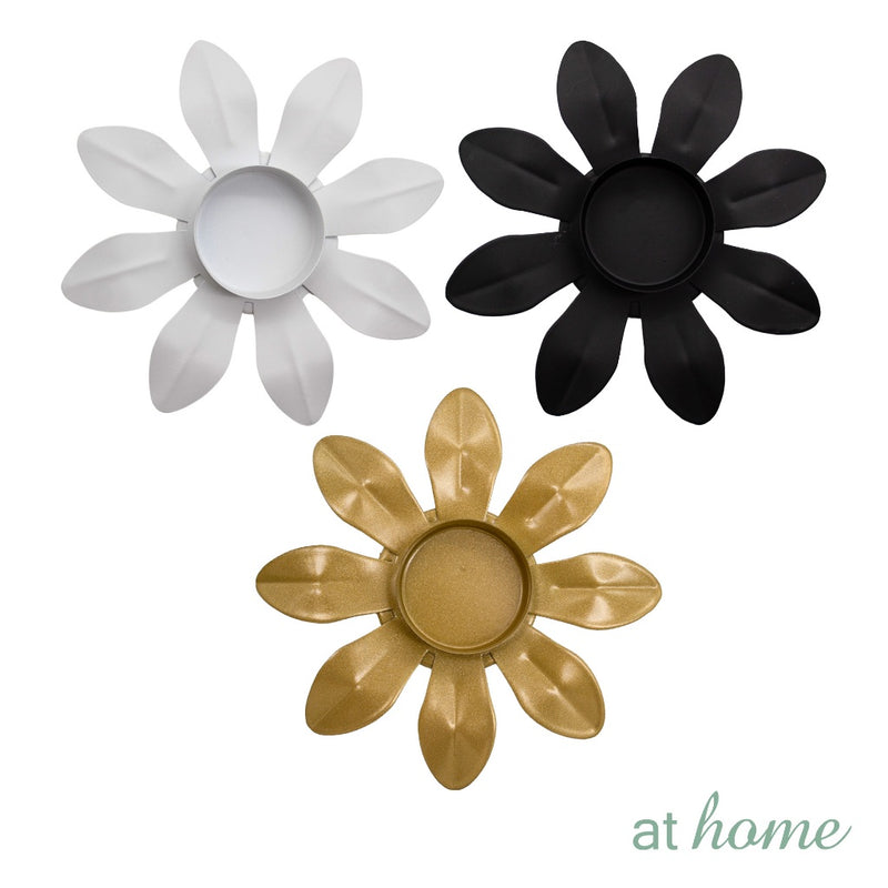Rosette/Robin 1pc Metal Tealight Candle Holder