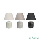 Zephyr Ceramic Table Lamp Linen Shade