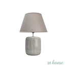 Zephyr Ceramic Table Lamp Linen Shade