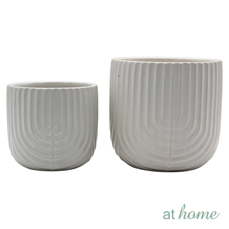 AT HOME Decorative Ceramic Vase 1pc Stoneware Planter Nordic– Indoor Planter, Garden Accessory