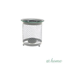 Crisscross and Leaves Metal Oil Burner