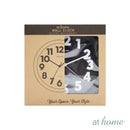 At Home Jane Analog Wall Clock Numbers Easy Read, For Home Décor, Office, Bedroom, Livingroom