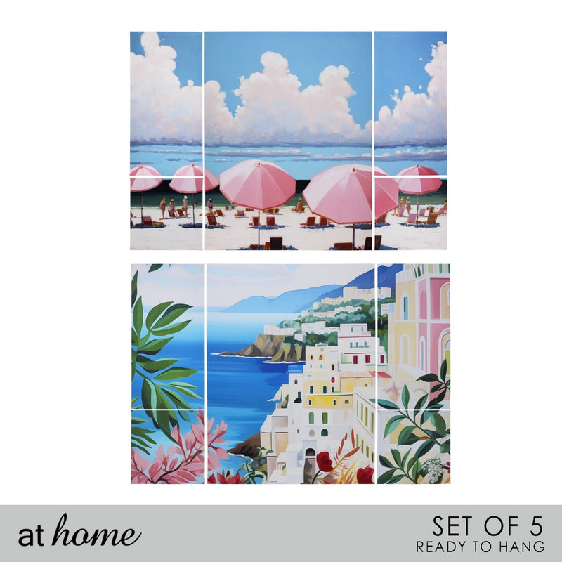 Joan and Josh Set of 5 Canvas Frame