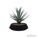 At Home 1pc Jolie Nordic Artificial Rubber Tree Plant Ceramic Pot Home Décor Garden Accessories