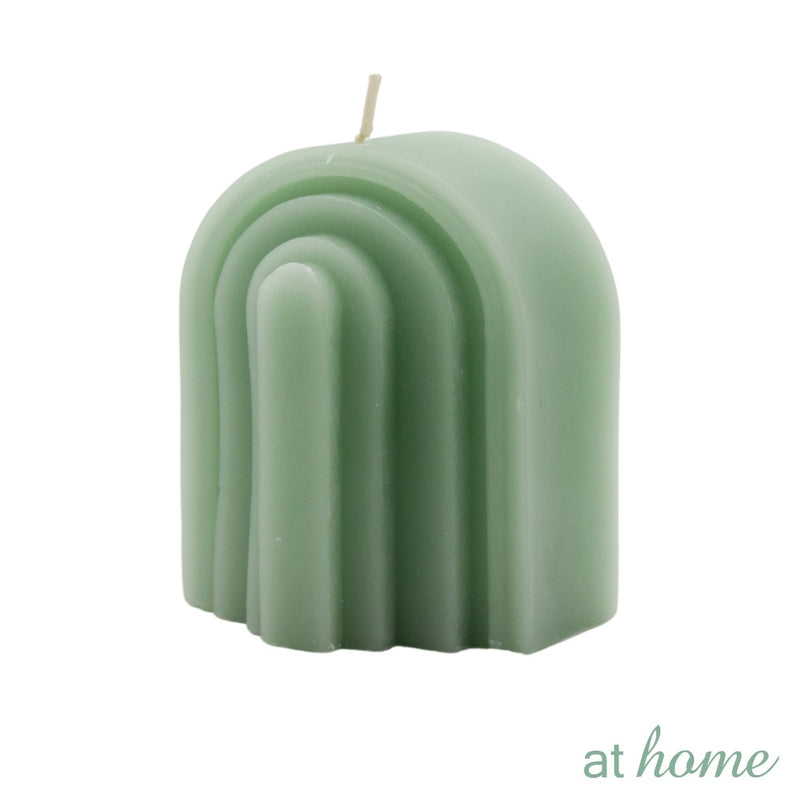 Marsala At Home 1PC Sculptural Unscented Decorative Smokeless Candle For Home, Hotel And Office