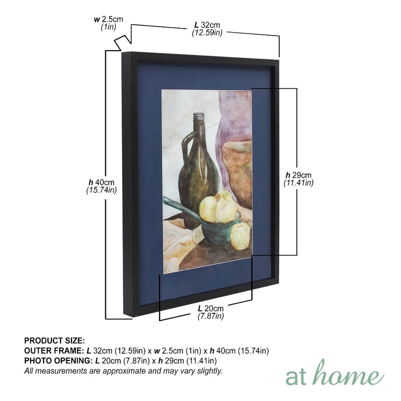 At Home 1pc Sonnet Wall Frame – Ready to Hang Wall Art for Nordic Home, Office & Bedroom