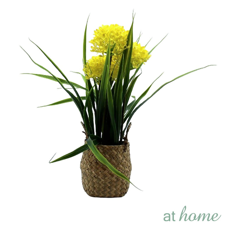 AT HOME Artificial Potted Plant 1pc Xylona/Xaviell – Nordic Home Office Decoration, Tabletop Shelf