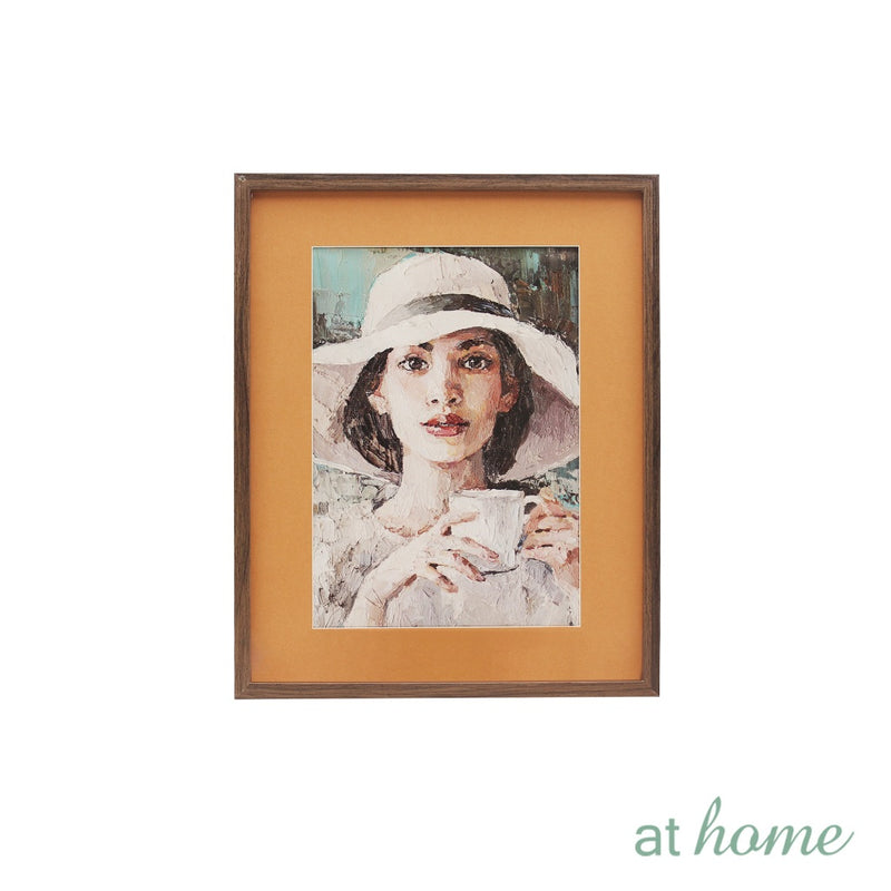 At Home 1pc Sandy Wall Art – Ready to Hang Wall Art for Nordic Home, Office & Bedroom