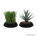 At Home 1pc Jolie Nordic Artificial Rubber Tree Plant Ceramic Pot Home Décor Garden Accessories