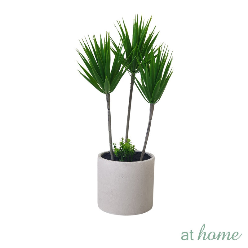 AT HOME Artificial Potted Plant 1pc Xavia/Xanthia – Nordic Home Office Decoration, For Tabletop Shel