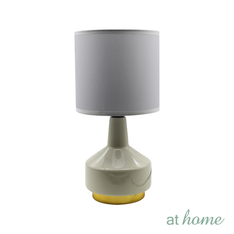 Zyppa/Zaina Nordic Ceramic Table Lamp At Home Linen Shade, Modern Warm Light, Night Light for Home