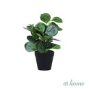At Home 1pc Jayla/Jael Nordic Artificial Rubber Tree Potted Plant Home Décor Garden Accessories