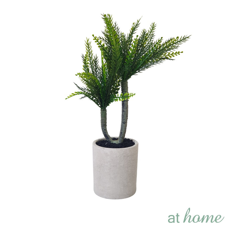AT HOME Artificial Potted Plant 1pc Xavia/Xanthia – Nordic Home Office Decoration, For Tabletop Shel