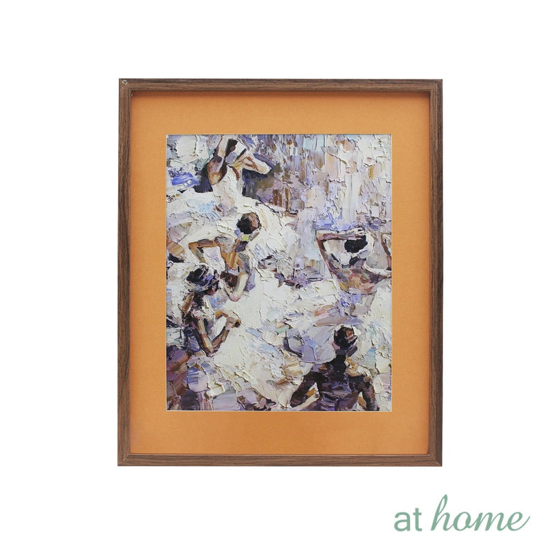 At Home 1pc Sandy Wall Art – Ready to Hang Wall Art for Nordic Home, Office & Bedroom