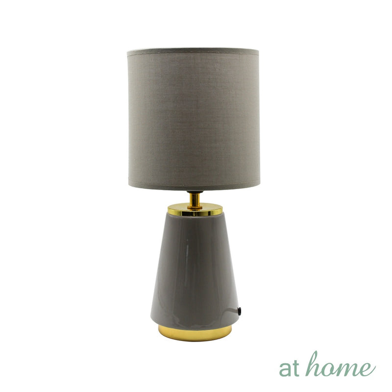 Zyppa/Zaina Nordic Ceramic Table Lamp At Home Linen Shade, Modern Warm Light, Night Light for Home