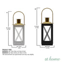 Remi Metal Lantern Tealight Candle Holder — Essential