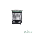 Crisscross and Leaves Metal Oil Burner