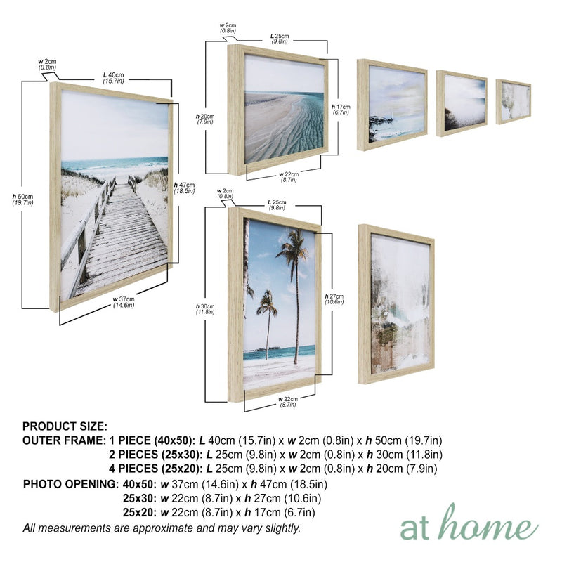 Romina Set of 7 Canvas Frame