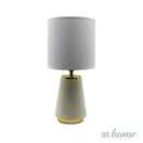 Zyppa/Zaina Nordic Ceramic Table Lamp At Home Linen Shade, Modern Warm Light, Night Light for Home