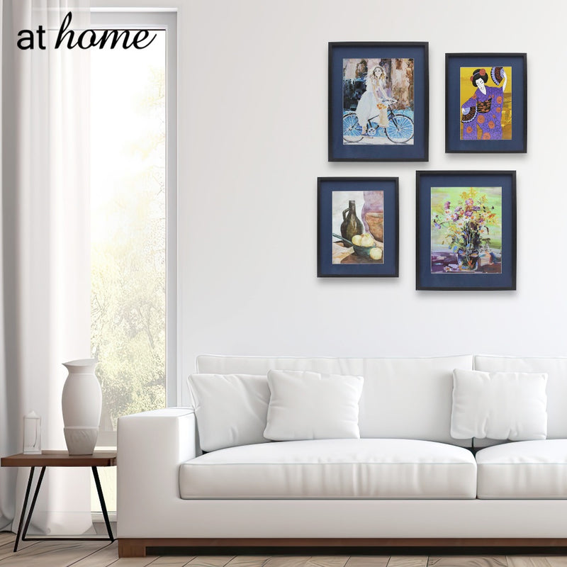 At Home 1pc Sonnet Wall Frame – Ready to Hang Wall Art for Nordic Home, Office & Bedroom