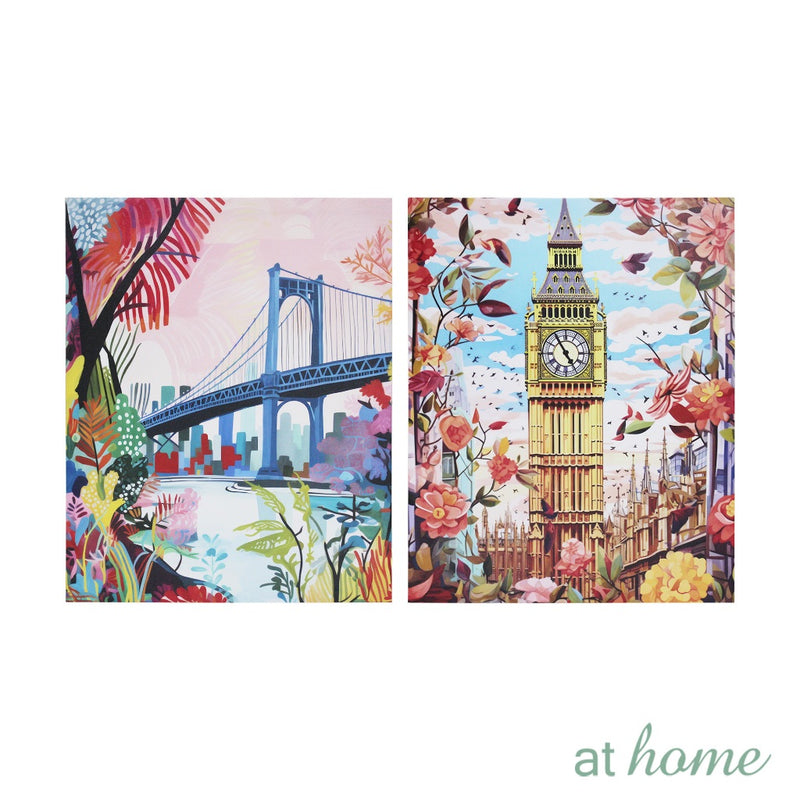 Journey Set of 2 Vivid Canvas Art