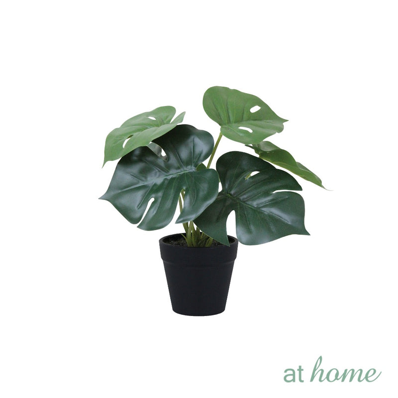 At Home 1pc Jayla/Jael Nordic Artificial Rubber Tree Potted Plant Home Décor Garden Accessories