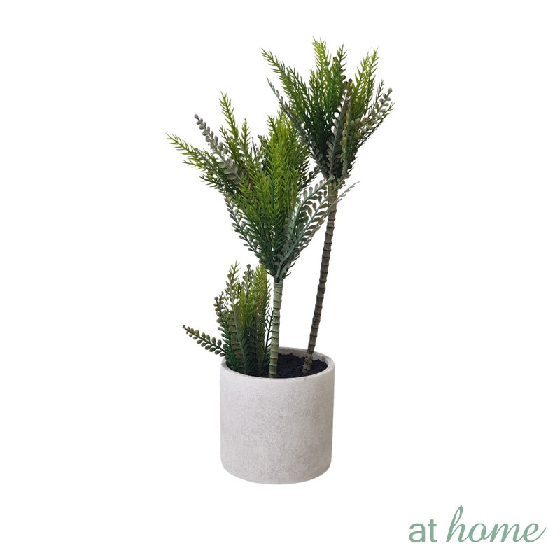 AT HOME Artificial Potted Plant 1pc Xavia/Xanthia – Nordic Home Office Decoration, For Tabletop Shel