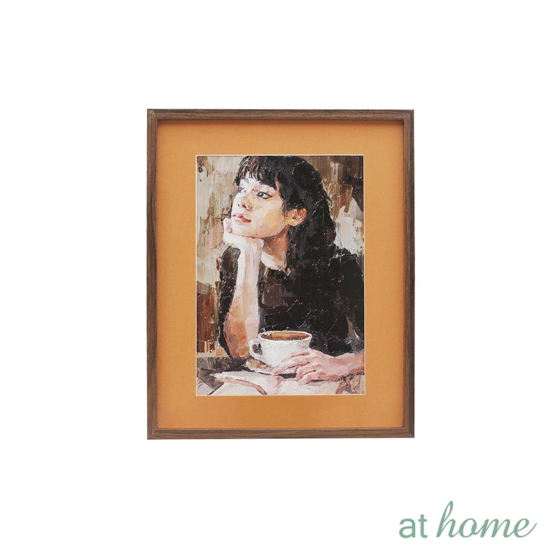 At Home 1pc Sandy Wall Art – Ready to Hang Wall Art for Nordic Home, Office & Bedroom