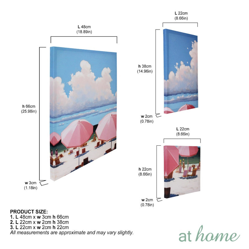 Joan and Josh Set of 5 Canvas Frame