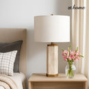 Unity/Umeko Table Lamp Glass/Travertine