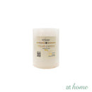 Tashi or Tegan Unscented Pillar Candles Plain or Sculptural Design — Essential