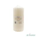 Tashi or Tegan Unscented Pillar Candles Plain or Sculptural Design — Essential