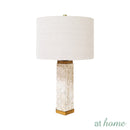 Unity/Umeko Table Lamp Glass/Travertine