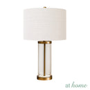 Unity/Umeko Table Lamp Glass/Travertine