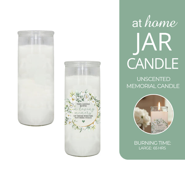Memorial Unscented Jar Candle — Essential