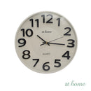 Gelo & Gus Wall Clock 11in Analog Sweep Mechanism Easy Read Numbers