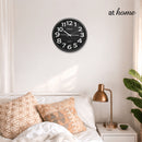 Gelo & Gus Wall Clock 11in Analog Sweep Mechanism Easy Read Numbers