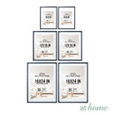 Jimin Wall Photo Frame Set of 2 with Mat Board 8x10 12x16 16x24 Inch Photo Frame