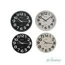 Gelo & Gus Wall Clock 11in Analog Sweep Mechanism Easy Read Numbers