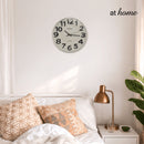 Gelo & Gus Wall Clock 11in Analog Sweep Mechanism Easy Read Numbers