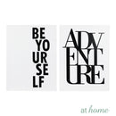 Set of 2 Adventure Canvas Wall Art Decor
