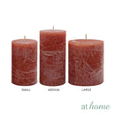 Woven A Scented Pillar Candle