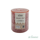 Woven A Scented Pillar Candle