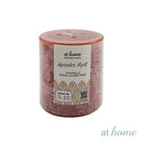 Woven A Scented Pillar Candle